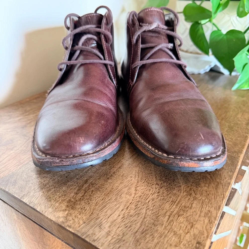 Cole Haan Tolan Nike Air Chukka Boot Men 11.5 Leather Lace Up Ankle Casual Dress